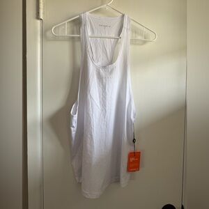 YoungLA White Muscle Tank, Size Small